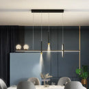 GobekUsa Black Gold Pendant Lamp | Modern Indoor Light for Dining Room & Kitchen