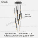 GobekUsa Black Gold Pendant Lamp: Modern Nordic Designer LED Indoor Lighting