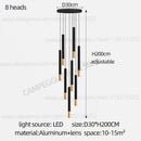 GobekUsa Black Gold Pendant Lamp: Modern Nordic Designer LED Indoor Lighting