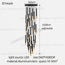 GobekUsa Black Gold Pendant Lamp: Modern Nordic Designer LED Indoor Lighting