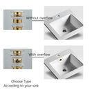 Brushed black & gold pop up sink drain with overflow bathroom accessory by Decorbites