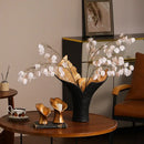 GobekUsa Black Gold Resin Handicrafts Display Vase Candlestick Home Decor