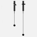 GobekUsa Black Gold Rotating LED Wall Lamp for Bedroom & Living Room