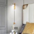 GobekUsa Black Gold Rotating LED Wall Lamp for Bedroom & Living Room