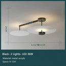 GobekUsa Black Gold Round Chandelier with Remote Control Dimming Ceiling Lights