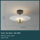 GobekUsa Black Gold Round Chandelier with Remote Control Dimming Ceiling Lights
