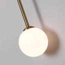 GobekUsa Black Golden LED Glass Ball Wall Sconce for Foyer Bedroom