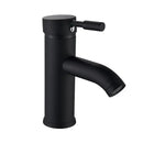 GobekUsa Black Golden Single Handle Bathroom Basin Faucet for Deck Mount Vessel Sink