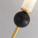 GobekUsa Black Green Marble Wall Lamp Sconce with Copper Acrylic Lampshade