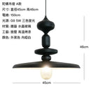 GobekUsa Black Gyroscope Pendant Lights LED G9 Crystal Iron Art Minimalist Luxury
