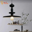 GobekUsa Black Gyroscope Pendant Lights LED G9 Crystal Iron Art Minimalist Luxury