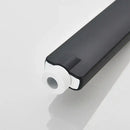 Matte black hand-held shower head bathroom water saving rainfall by Decorbites