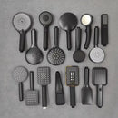 Matte black high pressure handheld shower head bathroom rainfall by Decorbites