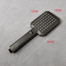 Matte black high pressure handheld shower head bathroom rainfall by Decorbites