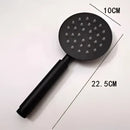 Matte black high pressure handheld shower head bathroom rainfall by Decorbites