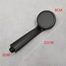 Matte black high pressure handheld shower head bathroom rainfall by Decorbites