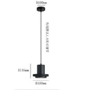 GobekUsa Black Hole Stone Chandelier | Nordic Raw Stone Decorative Bedside Lamp