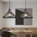Industrial black mesh cage pendant light kitchen island by Decorbites