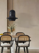GobekUsa Black Industrial Chandelier for Cafe Bedroom Bar Decor Hanging Lamps