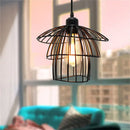 GobekUsa Black Iron Cage Pendant Light for Kitchen Living Room Shop