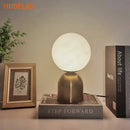 GobekUsa Black Iron Glass Ball Table Lamps - Nordic LED Lighting Fixture for Home Decor
