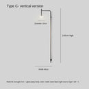 GobekUsa Black Iron LED Long Wall Lamp for Living Room, Bedroom, Corridor - Nordic Style