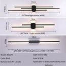 GobekUsa Black Iron LED Wall Lamp for Living Room, Bedside, TV Background - 110v 240v