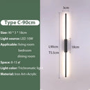 GobekUsa Black Iron LED Wall Lamp for Living Room, Bedside, TV Background - 110v 240v