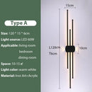 GobekUsa Black Iron LED Wall Lamp for Living Room, Bedside, TV Background - 110v 240v