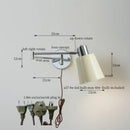 GobekUsa Black Iron LED Wall Sconce for Home Decor - Modern Nordic Style