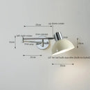 GobekUsa Black Iron LED Wall Sconce for Home Decor - Modern Nordic Style