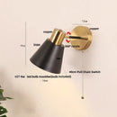 GobekUsa Black Iron LED Wall Sconce Modern Vanity Light Bar Bedroom Stair Hallway