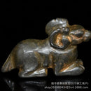 GobekUsa Black Iron Meteorite Sun God Statue - Hongshan Culture Archaize Sculpture