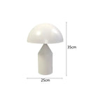 GobekUsa Black Iron Mushroom Table Lamp, Nordic Design, Gold Accent, Living Room Bedroom Light