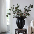 GobekUsa Black Jellyfish Petal Vase - Artistic Home Décor Handicraft