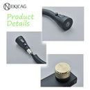 GobekUsa Black Kitchen Faucet: Flexible Pull Out 3 Nozzle Mixer Tap