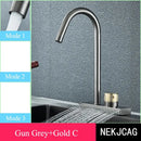 GobekUsa Black Kitchen Faucet: Flexible Pull Out 3 Nozzle Mixer Tap
