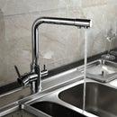 GobekUsa Black Kitchen Faucet Mixer Tap 360° Rotation Water Features