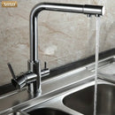 GobekUsa Black Kitchen Faucet Mixer Tap 360° Rotation Water Features