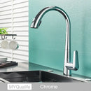 GobekUsa Black Kitchen Faucet Single Handle Pull Out Hot Cold Water Mixer Tap