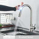 GobekUsa Black Kitchen Faucet Touch Sensor Mixer Tap