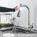 GobekUsa Black Kitchen Faucet Touch Sensor Mixer Tap