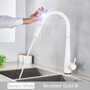 GobekUsa Black Kitchen Faucet Touch Sensor Mixer Tap