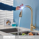 GobekUsa Black Kitchen Faucet Touch Sensor Mixer Tap