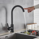 GobekUsa Black Kitchen Faucet Touch Sensor Mixer Tap