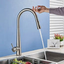 GobekUsa Black Kitchen Faucet Touch Sensor Mixer Tap