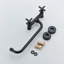 GobekUsa Black Kitchen Faucet: Wall Mounted Swivel Mixer Tap for Bath Sink