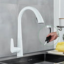GobekUsa Black Kitchen Faucet with Pull Out Sprayer and Single Lever Control