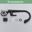 GobekUsa Black Kitchen Faucet with Pull Out Sprayer and Single Lever Control