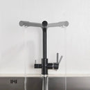 GobekUsa Black Kitchen Faucet with Rotatable Water Purification Feature